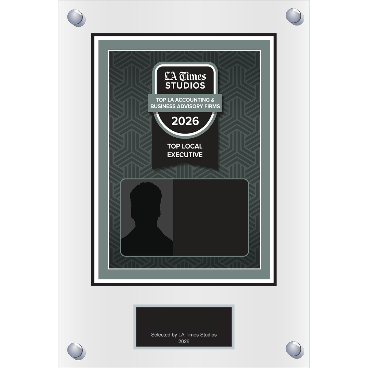 2026 Top LA Accounting & Business Advisory Firms: Top Local Executive – Plaque (With or Without Photo)