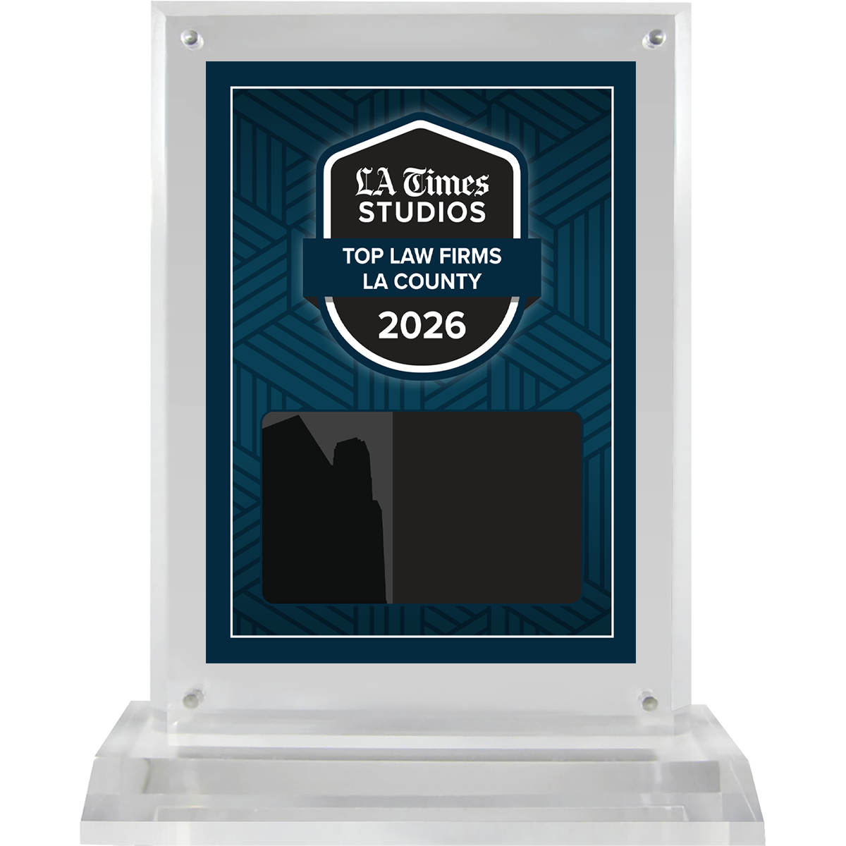 2026 Top Law Firms LA County – Plaque (With or Without Photo)