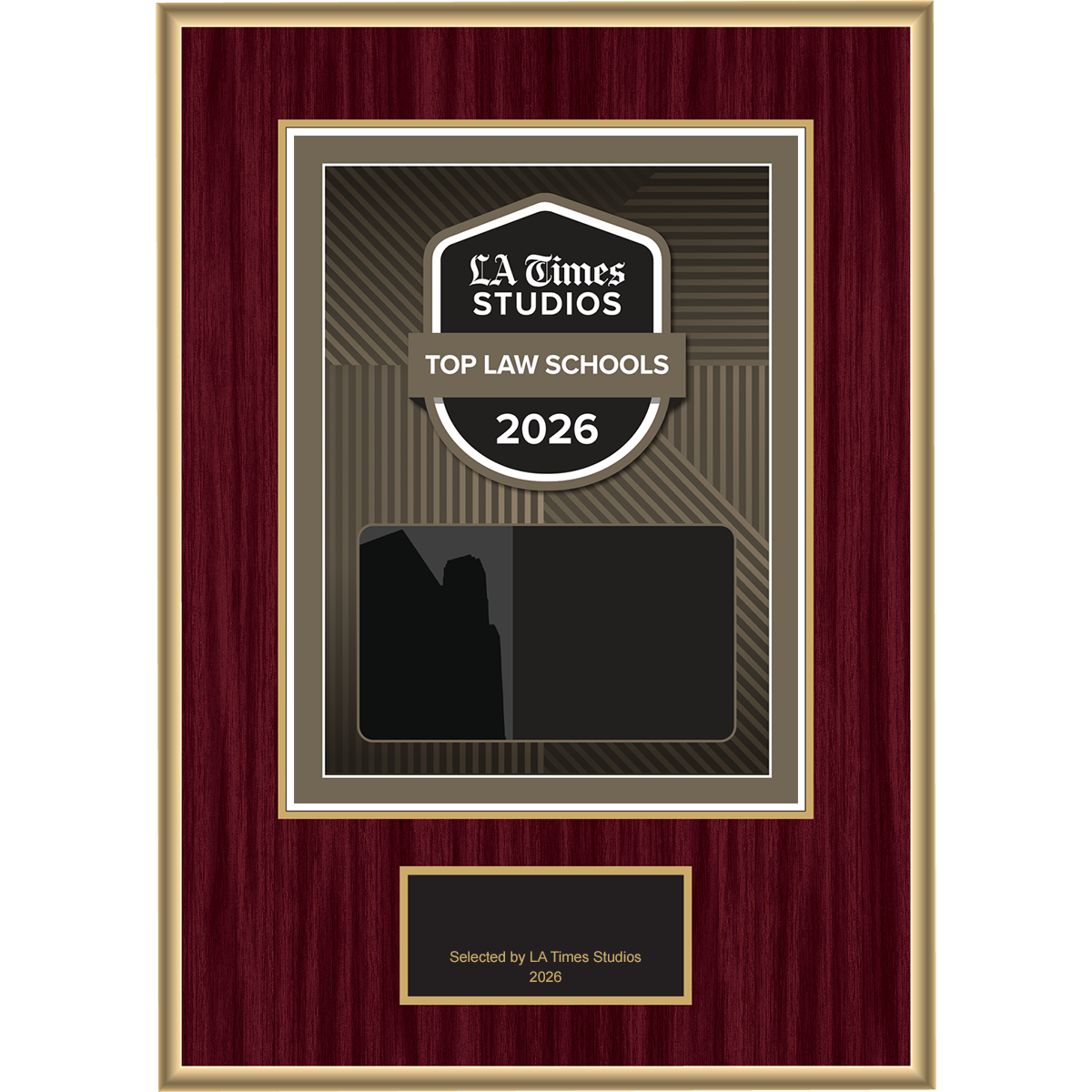 2026 Top Law Schools – Plaque (With or Without Photo)