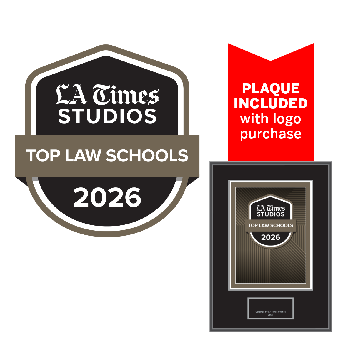 2026 Top Law Schools – Logo (Plaque included)
