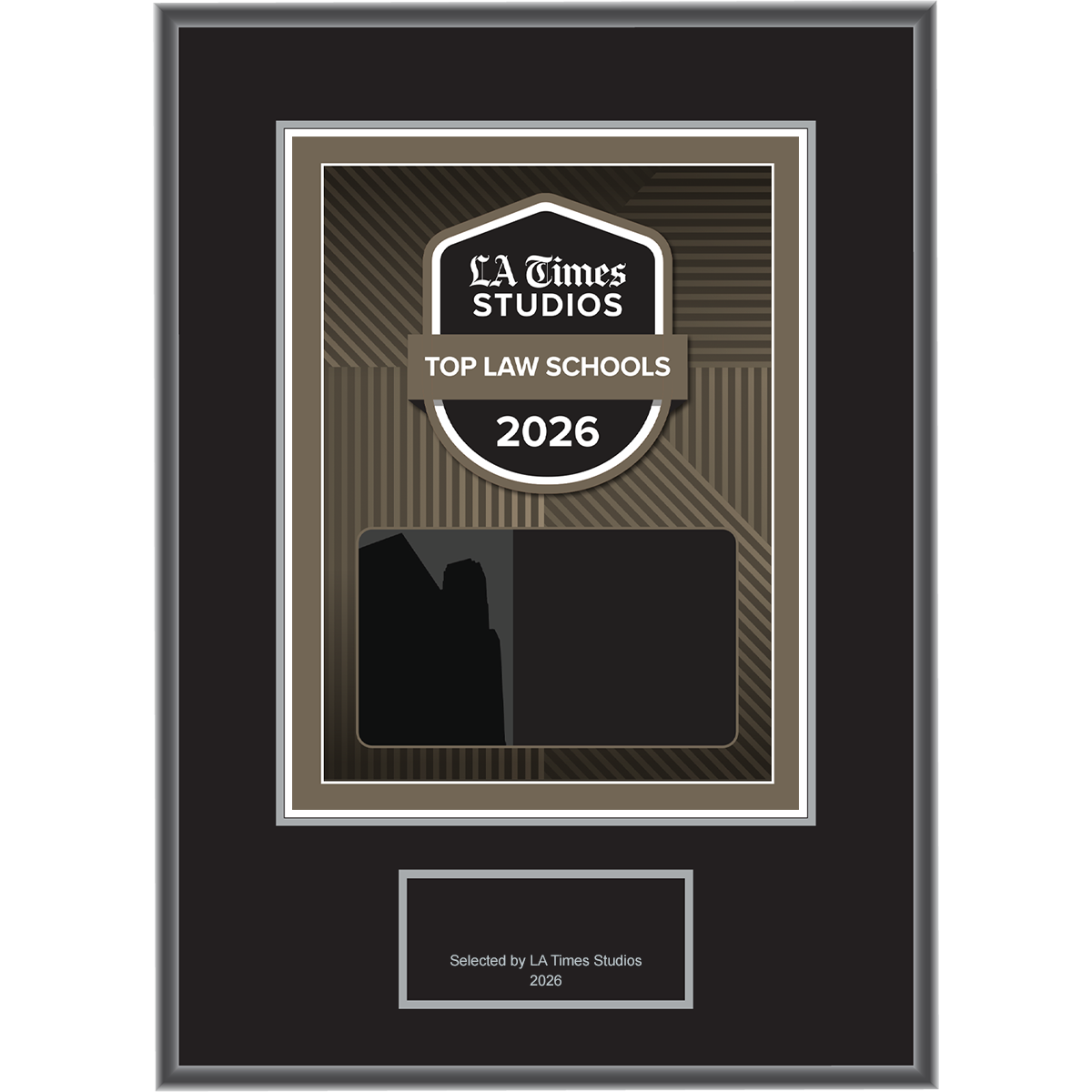2026 Top Law Schools – Plaque (With or Without Photo)