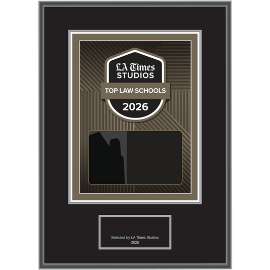 2026 Top Law Schools – Plaque (With or Without Photo)