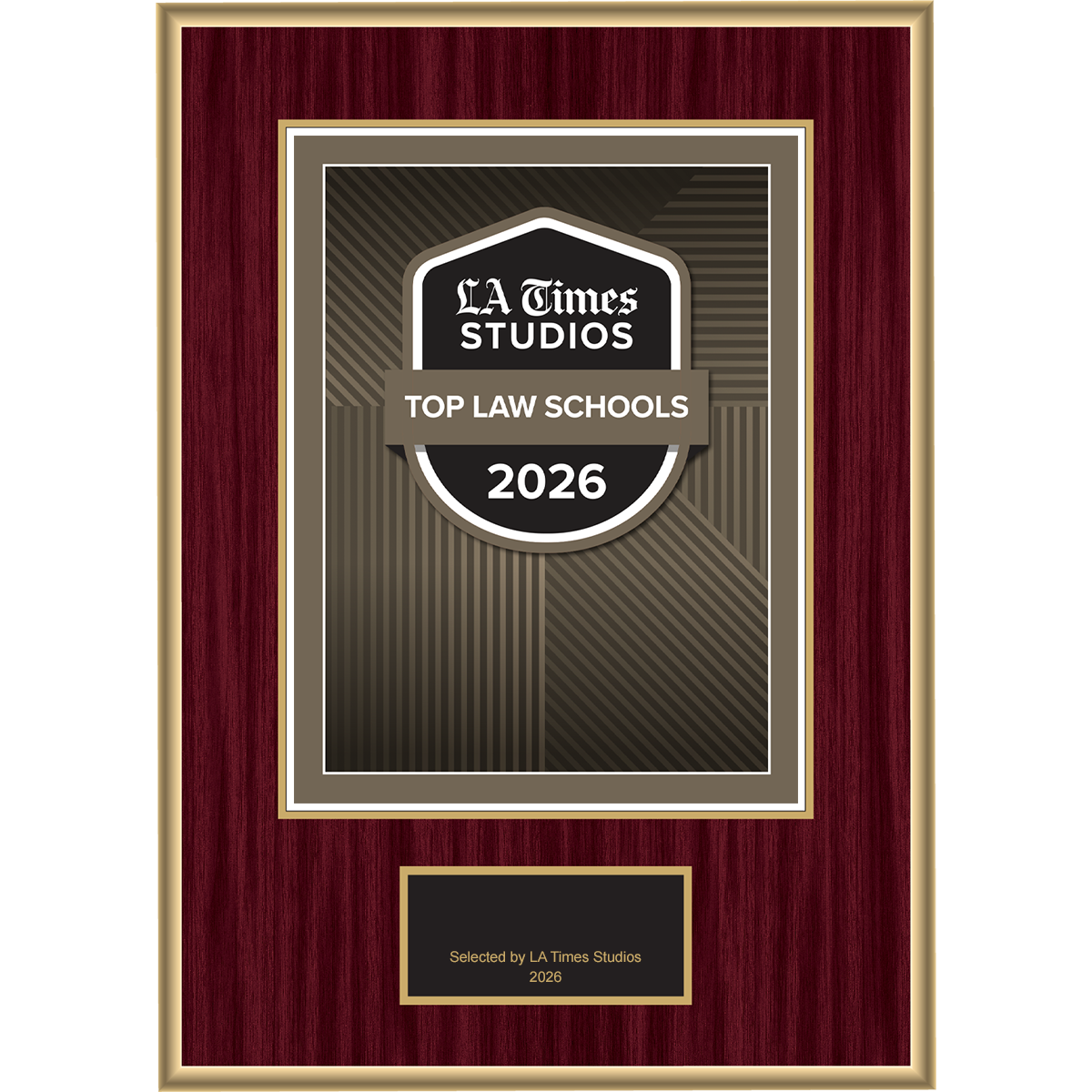 2026 Top Law Schools – Logo (Plaque included)