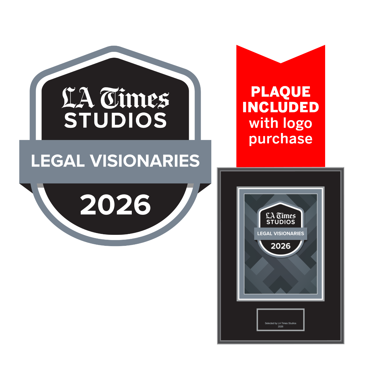 2026 Legal Visionaries – Logo (Plaque included)