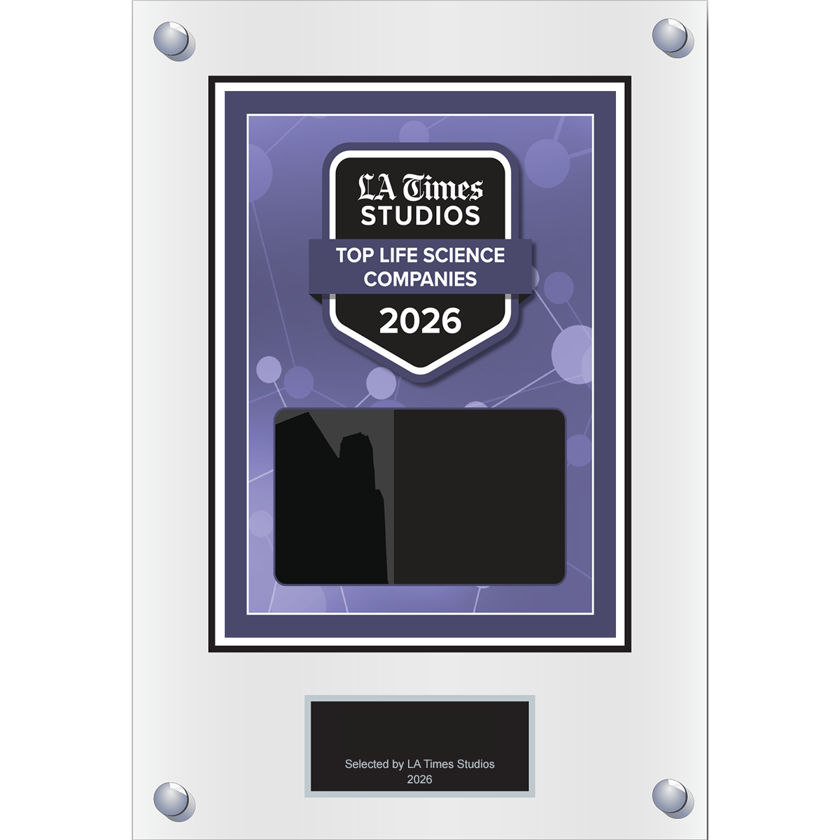 2026 Life Sciences Companies – Plaque (With or Without Photo)