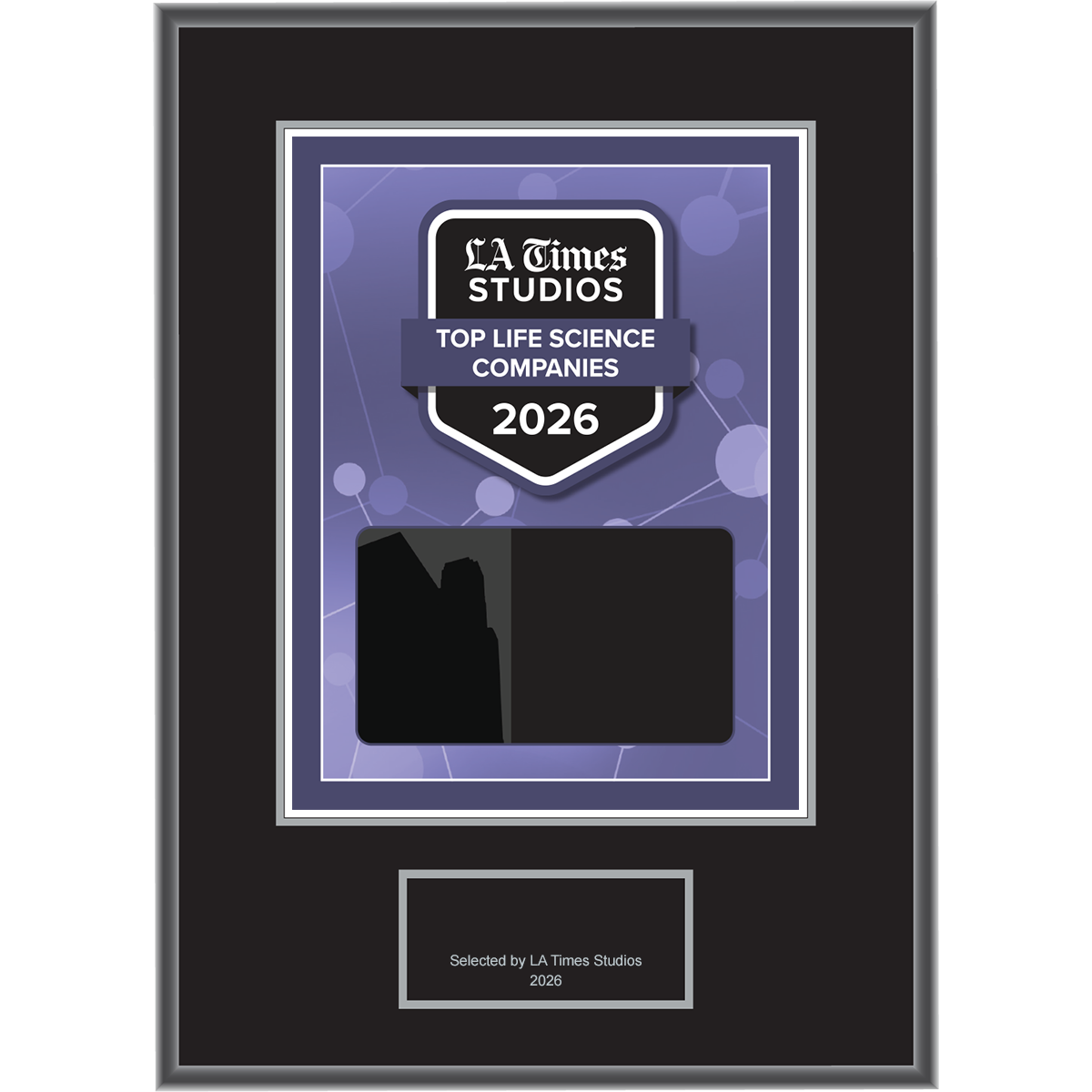 2026 Life Sciences Companies – Plaque (With or Without Photo)