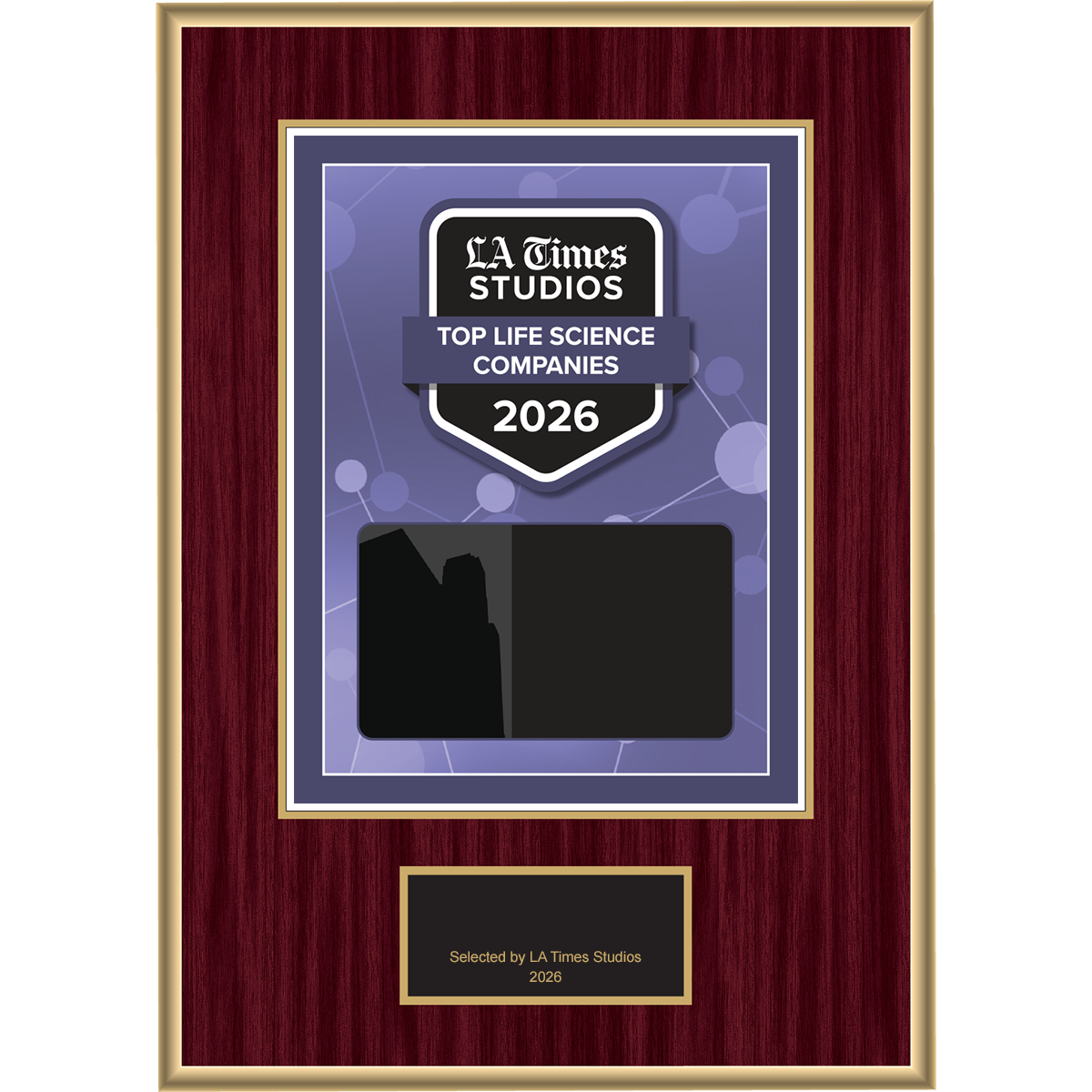 2026 Life Sciences Companies – Plaque (With or Without Photo)