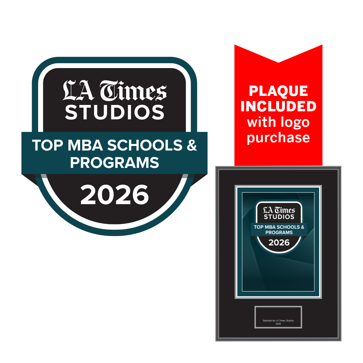 2026 Top MBA Schools & Programs – Logo (Plaque included)