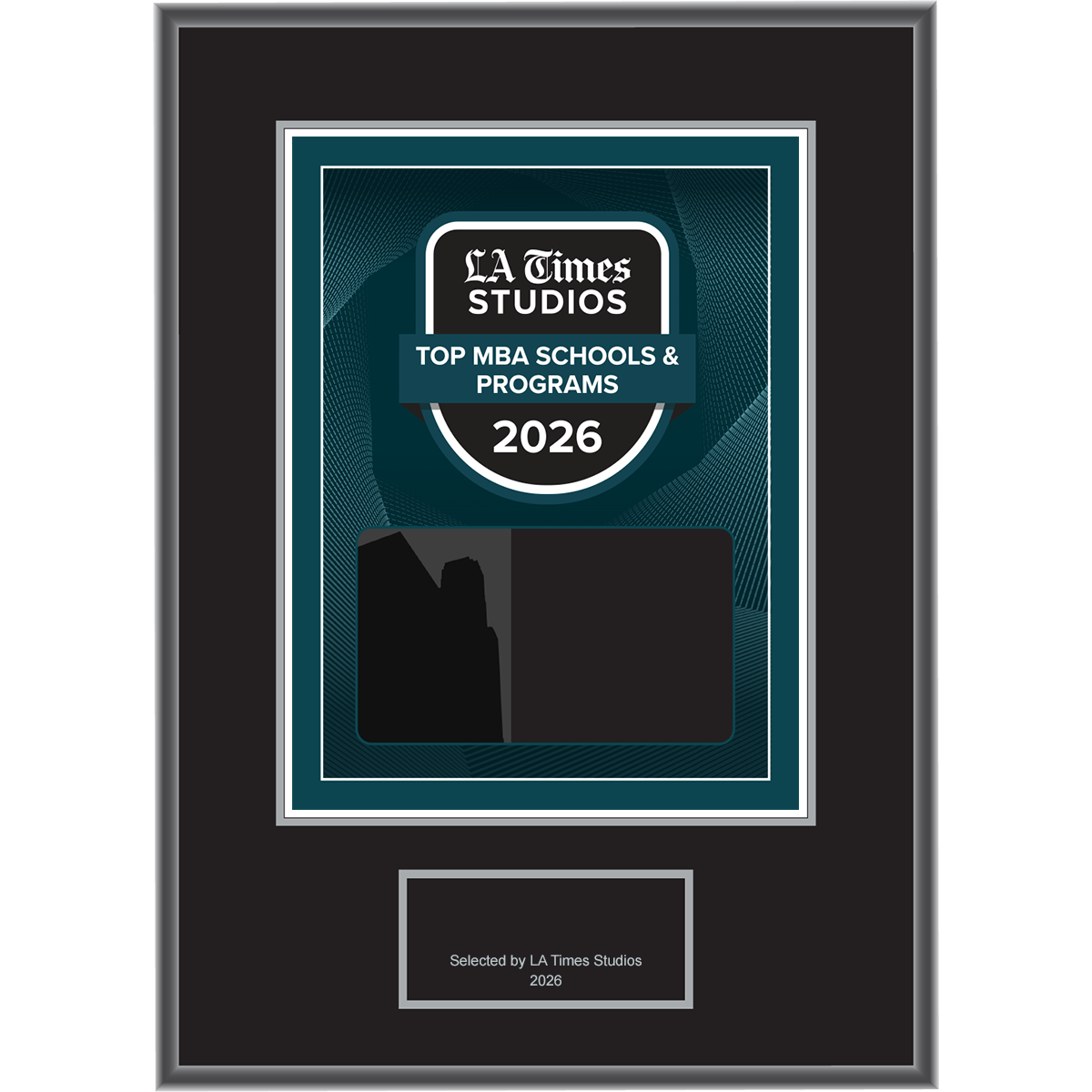 2026 Top MBA Schools & Programs – Plaque (With or Without Photo)