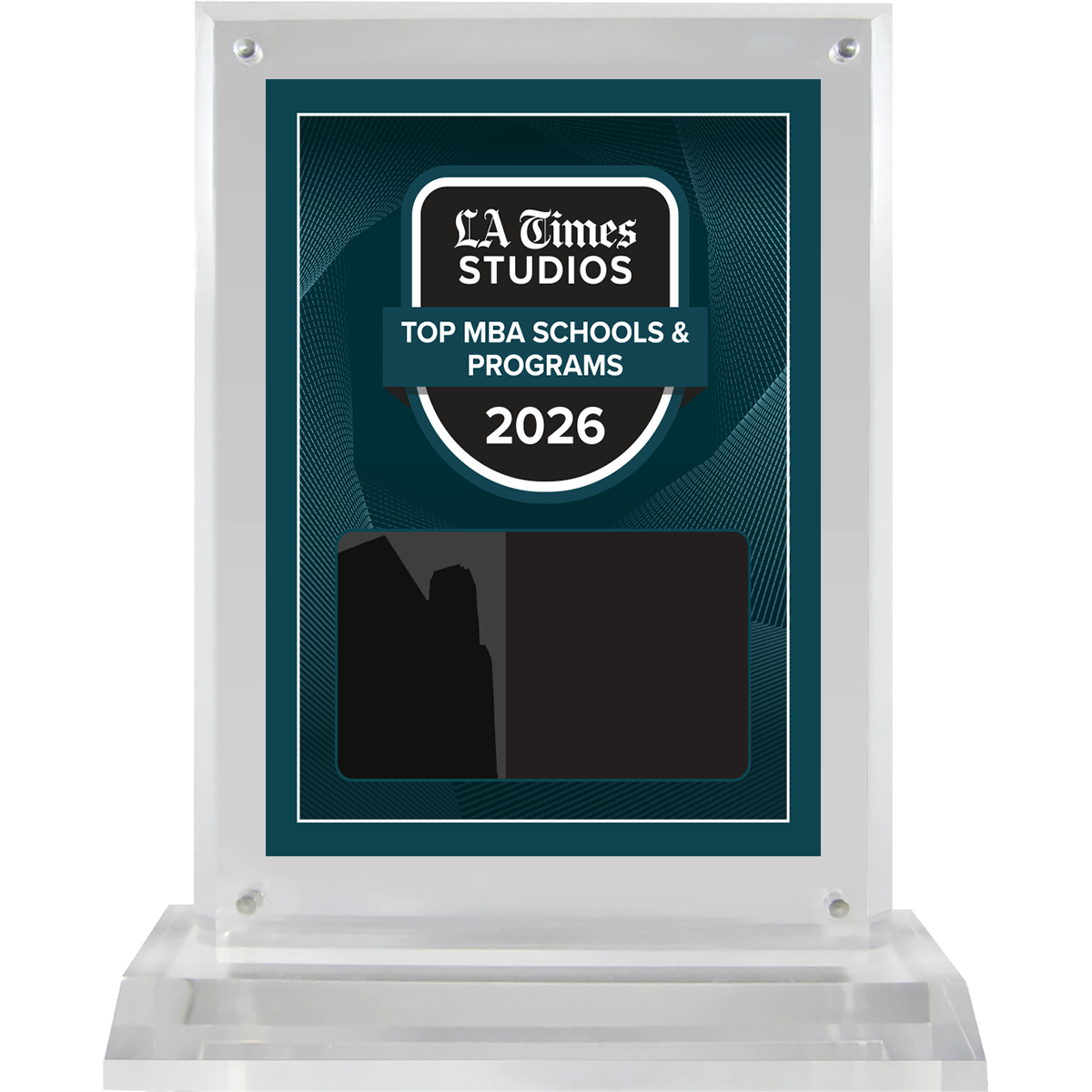 2026 Top MBA Schools & Programs – Plaque (With or Without Photo)