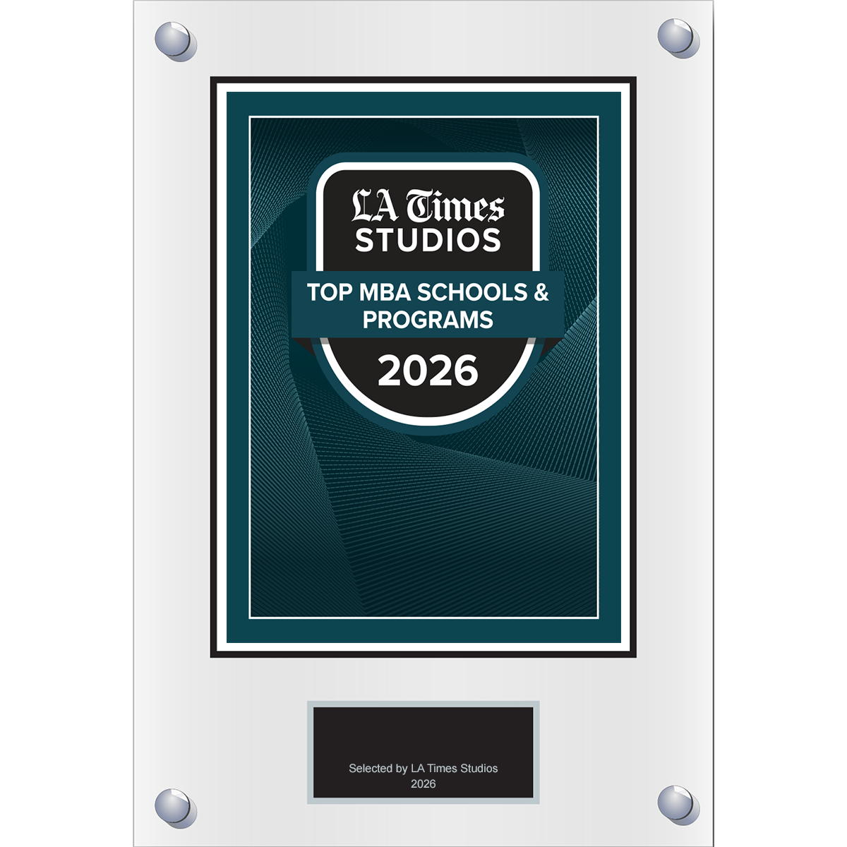 2026 Top MBA Schools & Programs – Logo (Plaque included)