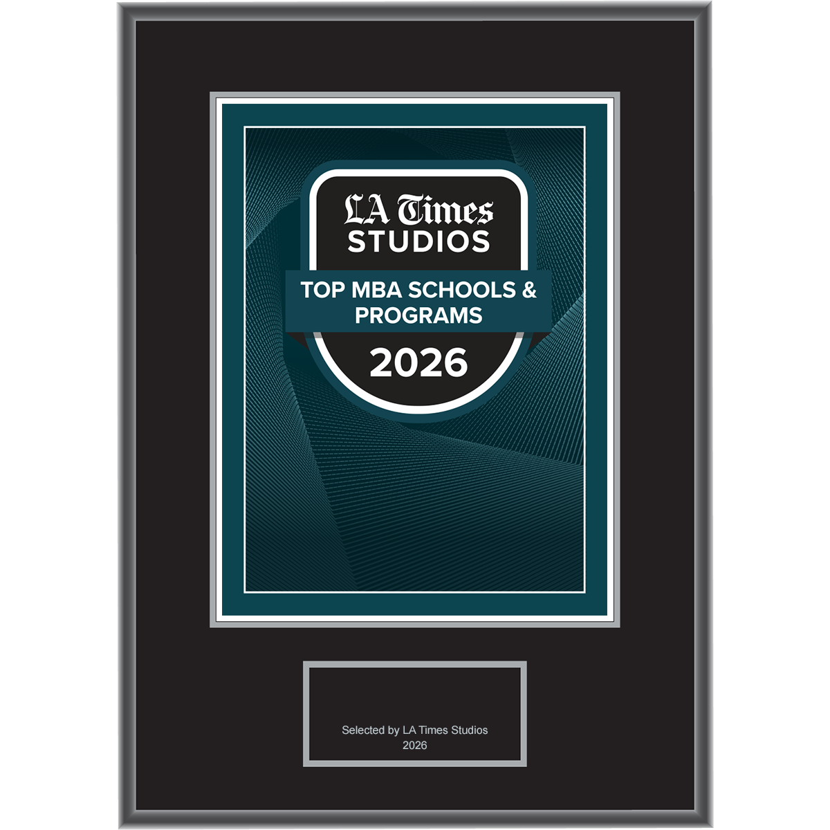 2026 Top MBA Schools & Programs – Logo (Plaque included)