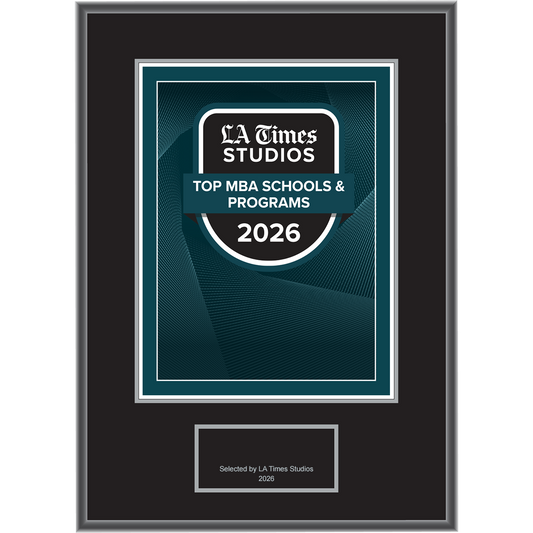 2026 Top MBA Schools & Programs – Logo (Plaque included)