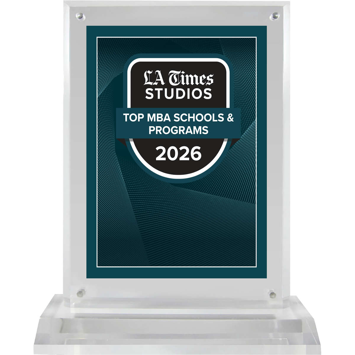 2026 Top MBA Schools & Programs – Logo (Plaque included)