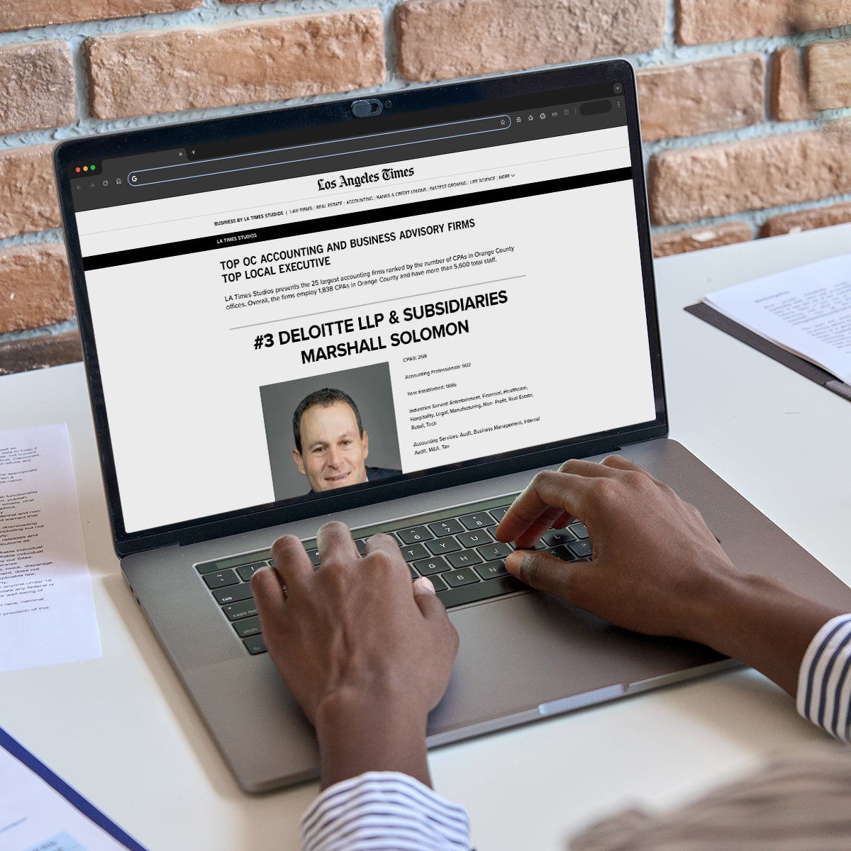 2026 Top OC Accounting & Business Advisory Firms: Top Local Executive – Digital Article
